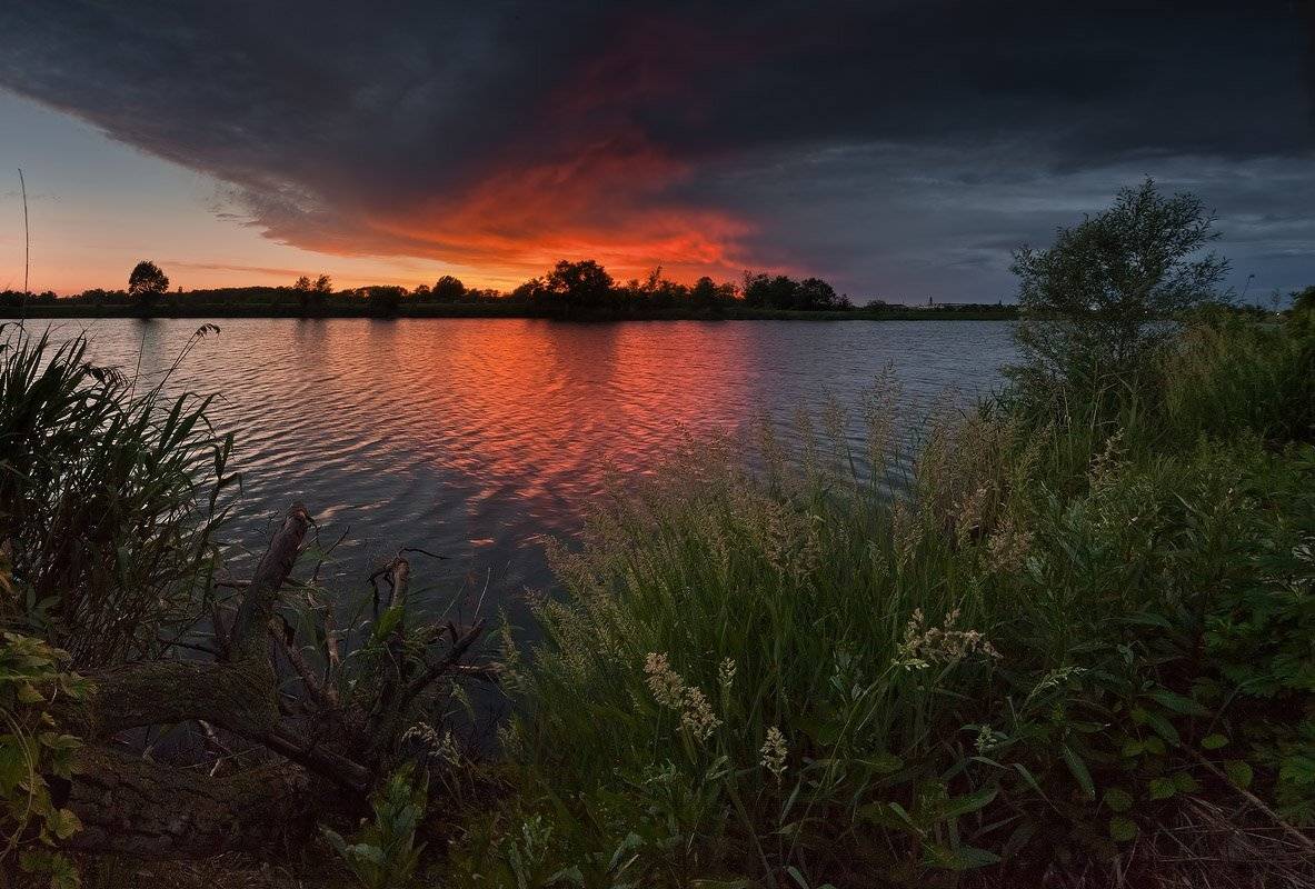 вечер, котлован, Николай Мысливцев
