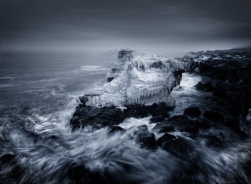 winter, seascape, tiulenovo, the arch, bulgaria Ice Age фото превью