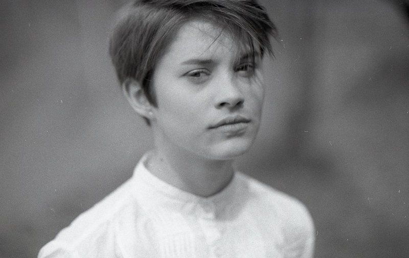 портрет,чб,девушка marta фото превью