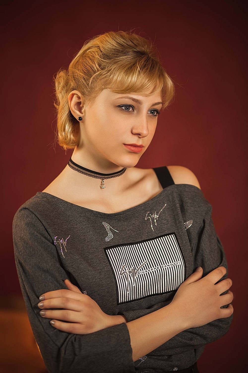 девушка , портрет, фотосессия, студия, макияж, гламур, Владимир Васильев