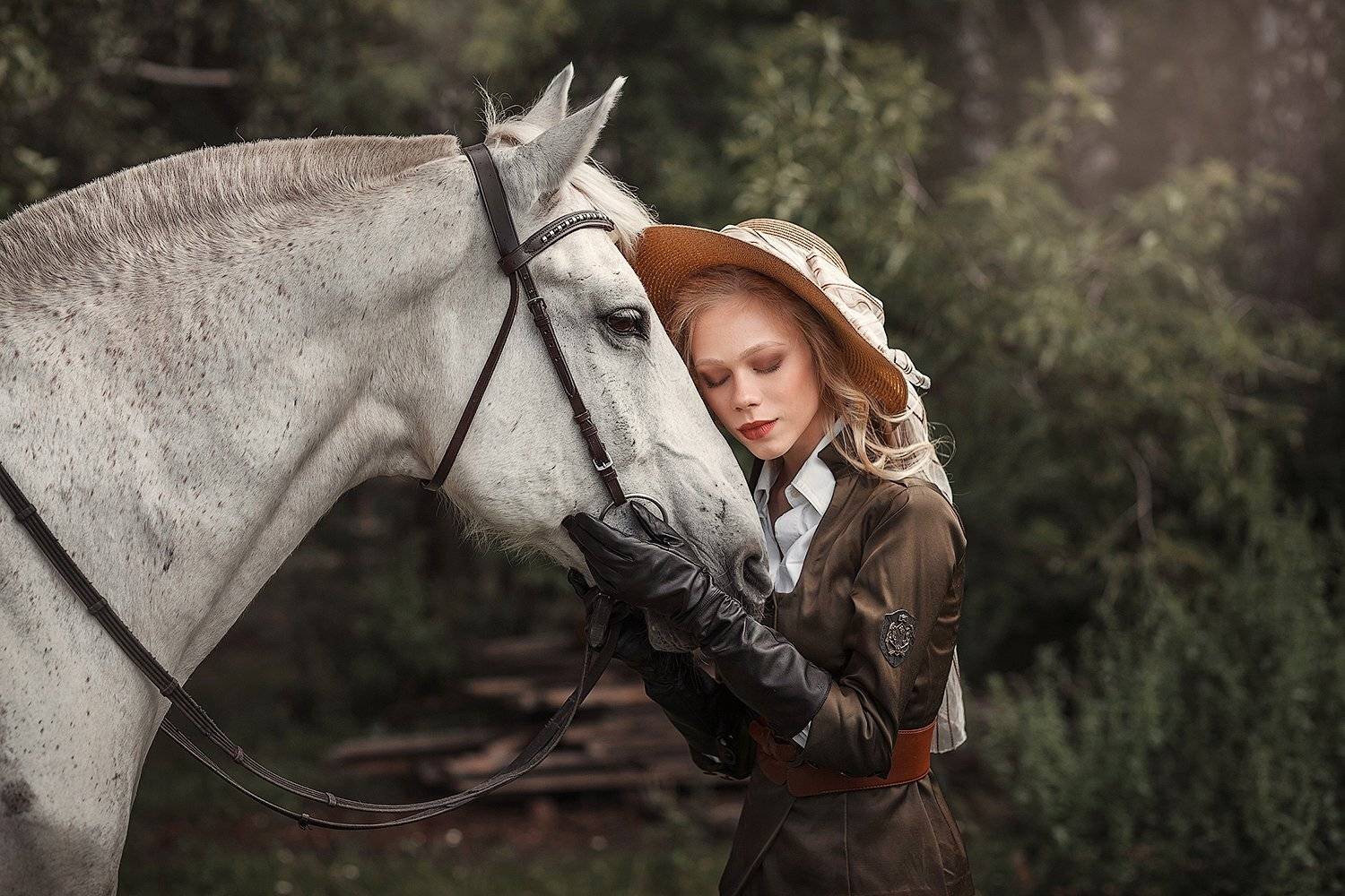 девушка, лошадь, girl, Оксана Пипкина