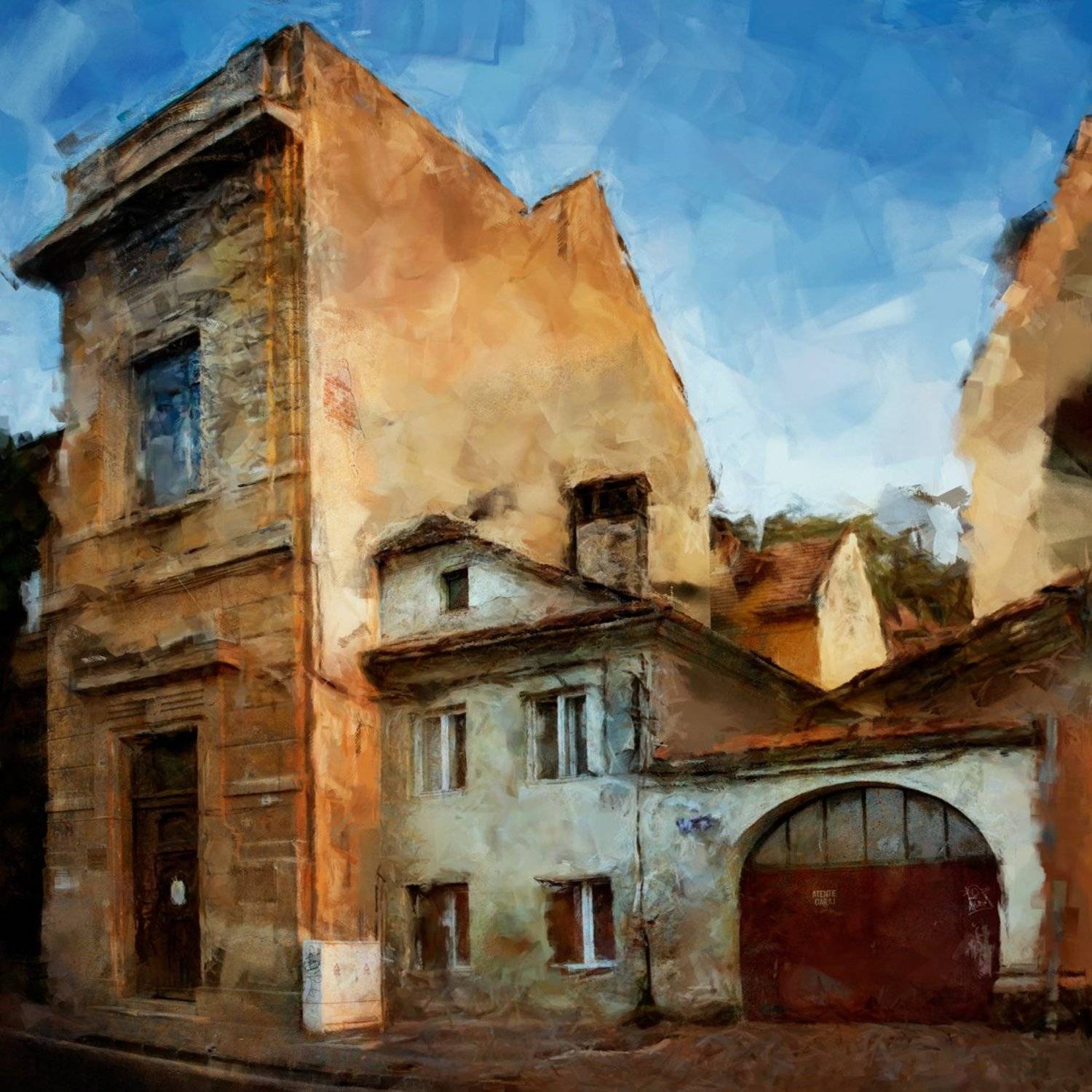 romania, румыния, брашов, город, архитектура, арт, компьютерная графика. цифровое искусство, Евгений Корниенко