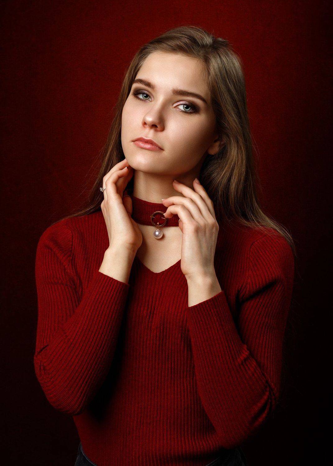 портрет, девушка, Сергеев Сергей