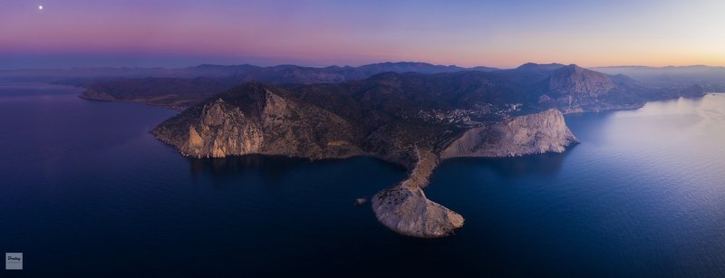 море, крым, пейзаж, закат, рассвет От заката к рассвету фото превью