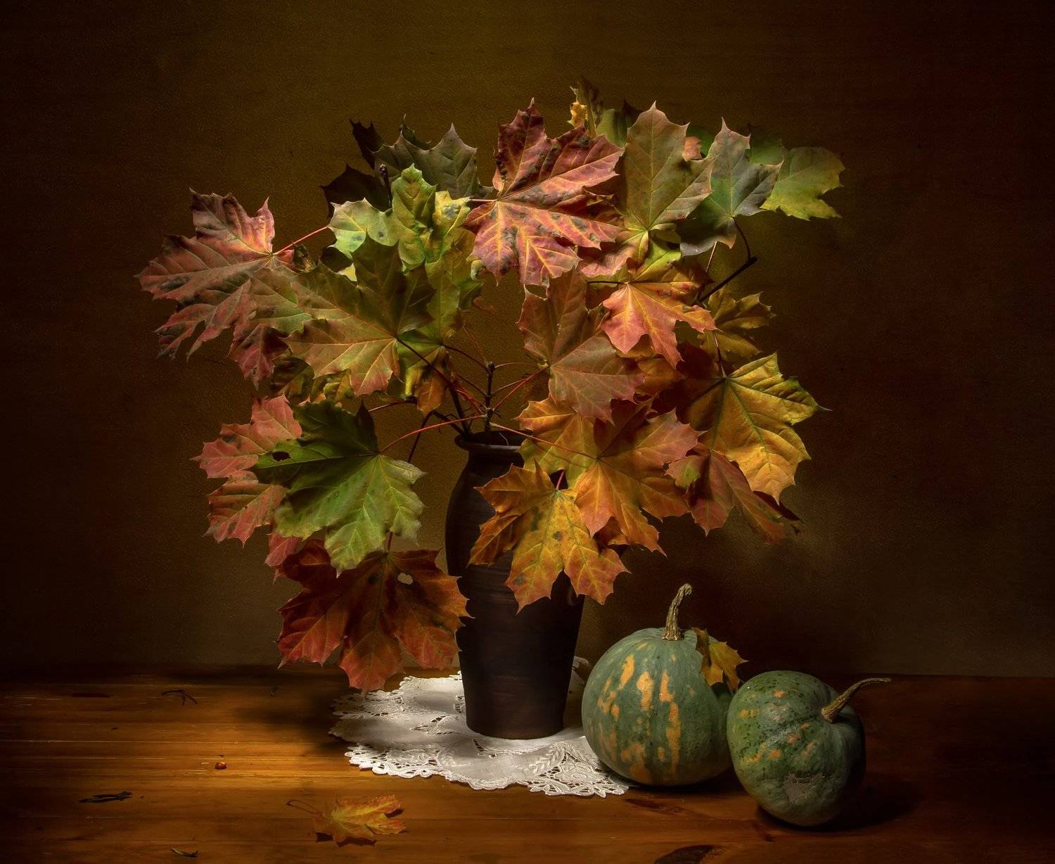 натюрморт, клен, осень, Татьяна Феденкова