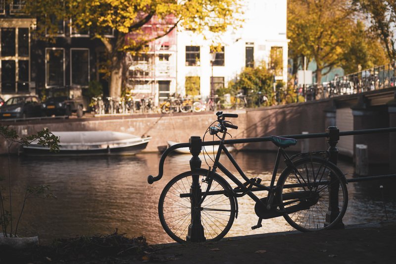 amsterdam netherland europe  traffic street autumn  европа голандия дорога улица осень амстердам bicycle Amsterdam. фото превью