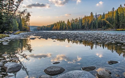 Утро на реке.