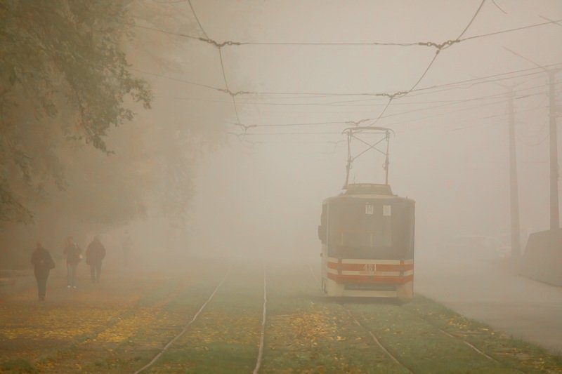 туман, осень, пейзаж, город Про туман фото превью