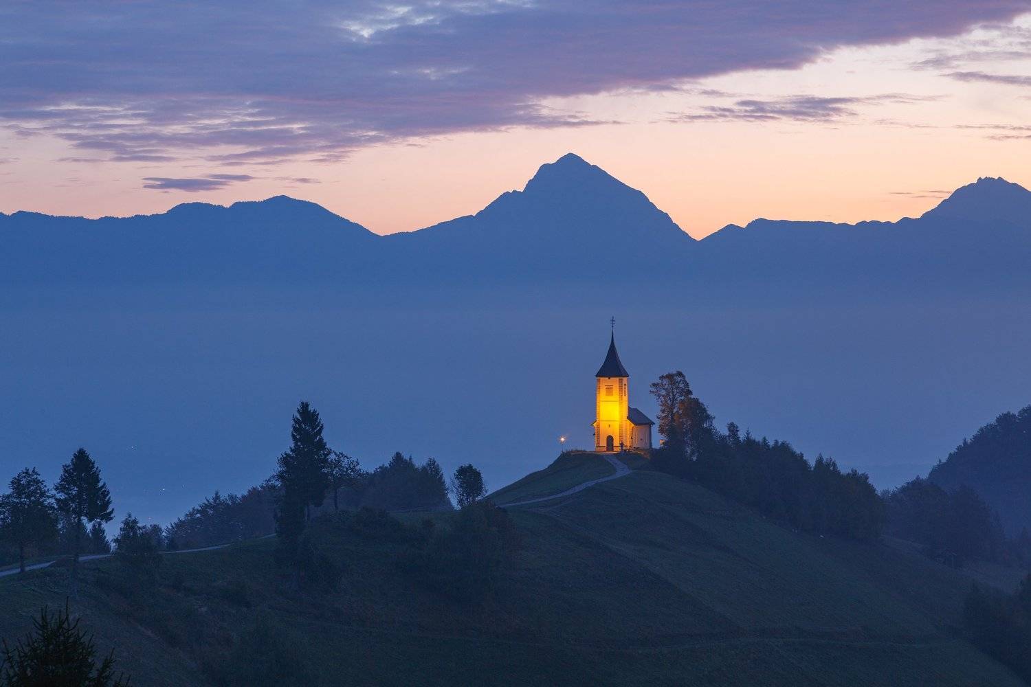рассвет, горы, пейзаж, Алеся Осадчая