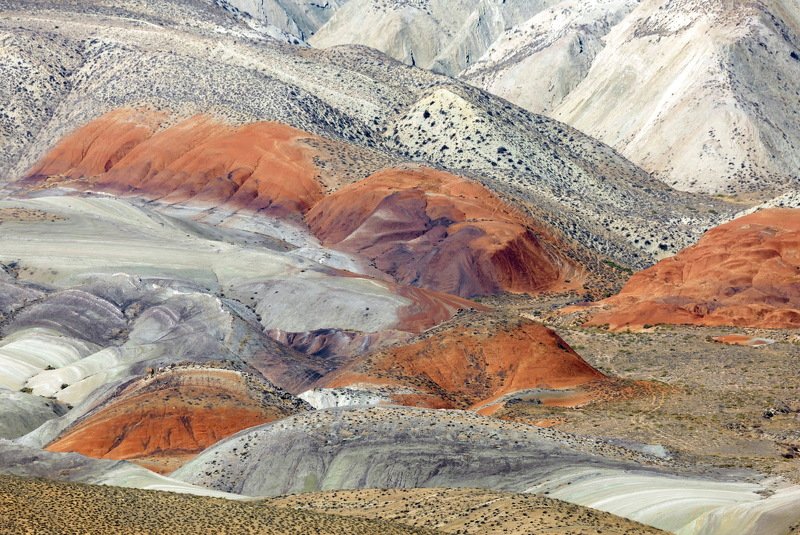 Азербайджан цветные горы. фото превью