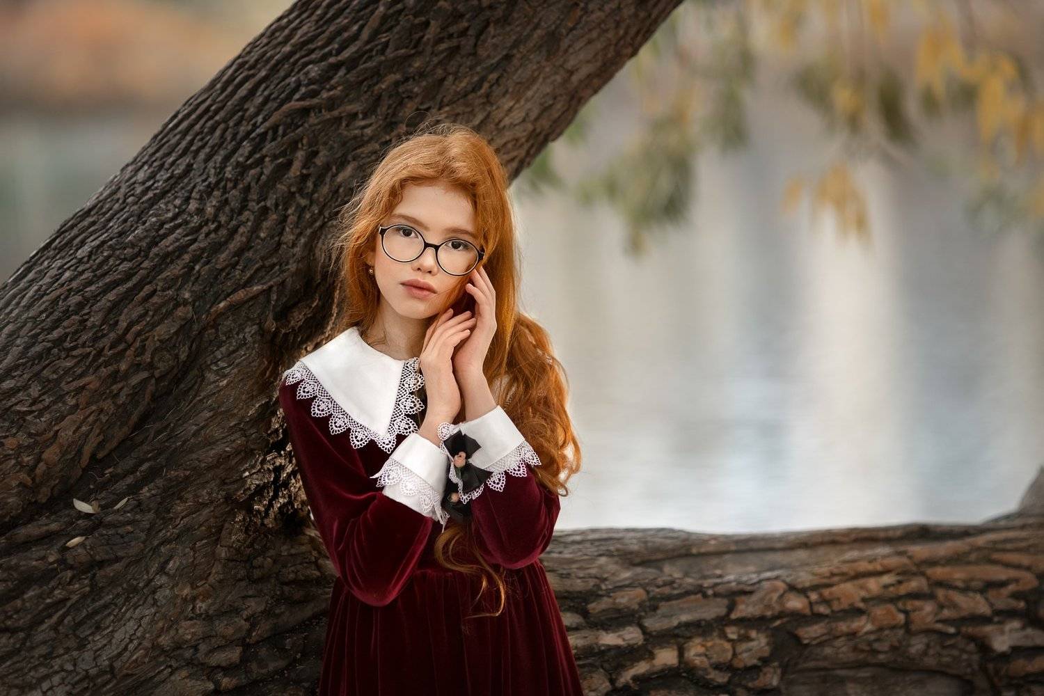 Девочка рыжая взгляд осень, Екатерина Годова