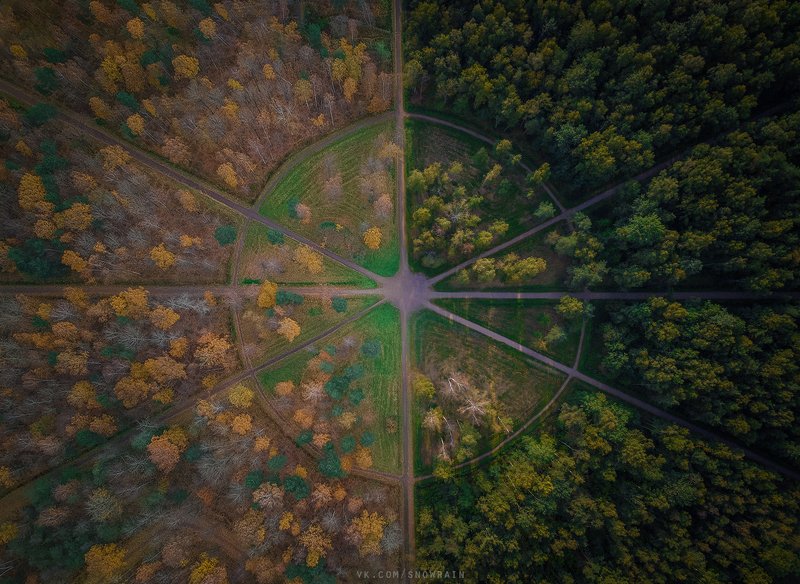 autumn, nature, aerial, drone, аэрофотосъемка, коптер, природа, пейзаж, landscape, осень, dji Лето и осень фото превью