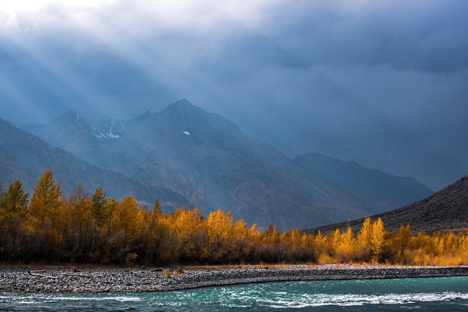 алтай. горы. осень. аргут, Евгений Дроботенко