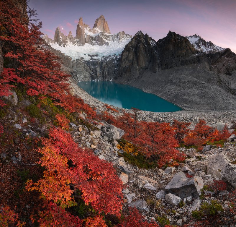 патагония, фицрой, patagonia, fitzroy Осенний хоровод лагуны Sucia фото превью
