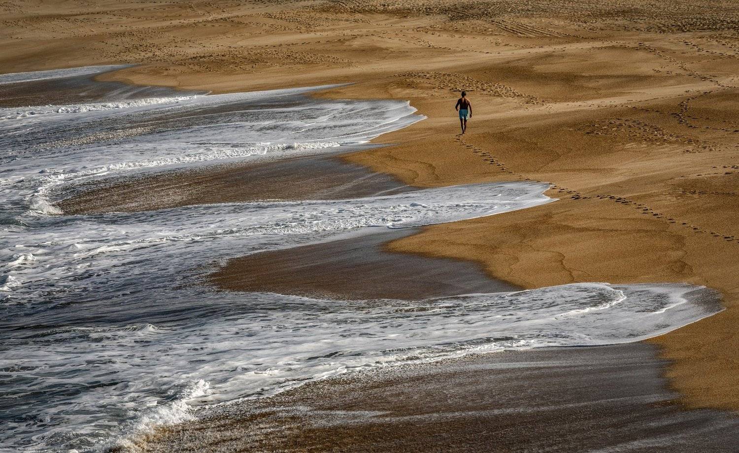 пляж, человек, Александр Безмолитвенный