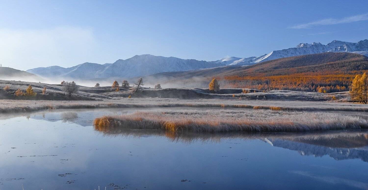 горы. осень алтай., Евгений Дроботенко
