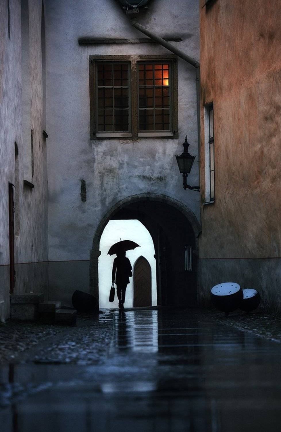 утро, дождь, город, Вьюшкин Игорь