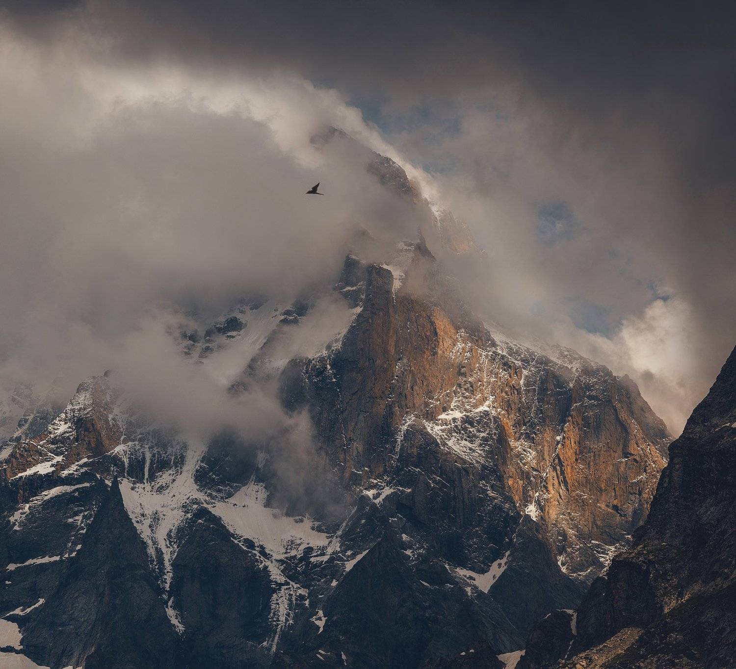 ушба, ушбинский ледник, сванетия, грузия, Александр Трашин