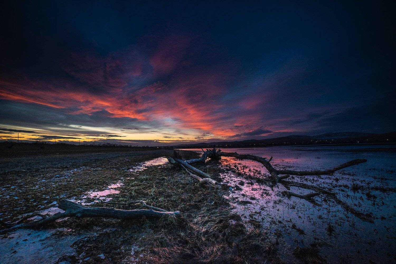 закат, осень, широкий угол, хакасия, Горбачёва Юлия