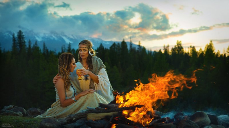 алтай, курай, курайская степь, ак-тру, актру, ведьмы, ведьма, инициация, шаман, шаманка, зелье, колдунья, обряд, таинство *** фото превью