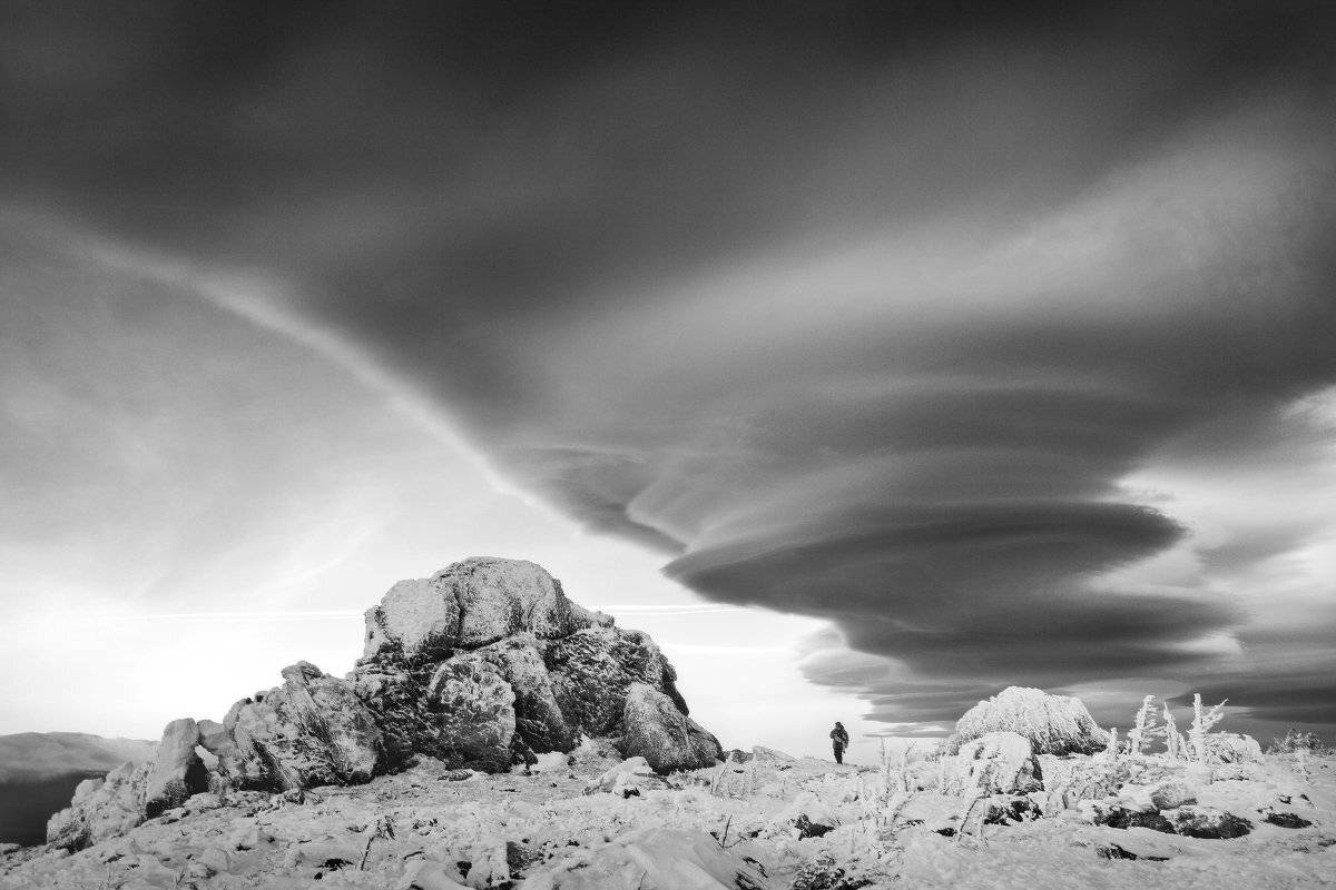 урал, зима, горы, облака, Сергей Макурин