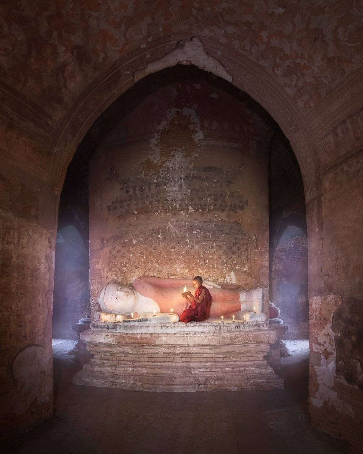 ancient, archeological, architecture, asia, asian, bagan, belief, buddha, buddhism, buddhist, burma, burmese, candle, children, culture, destination, faith, history, inside, interior, kid, landmark, light, little, man, meditation, monastery, monk, myanmar, Andrey Omelyanchuk