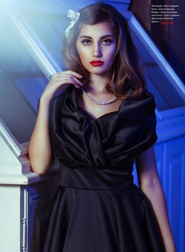 Black Dress Vintage Editorial