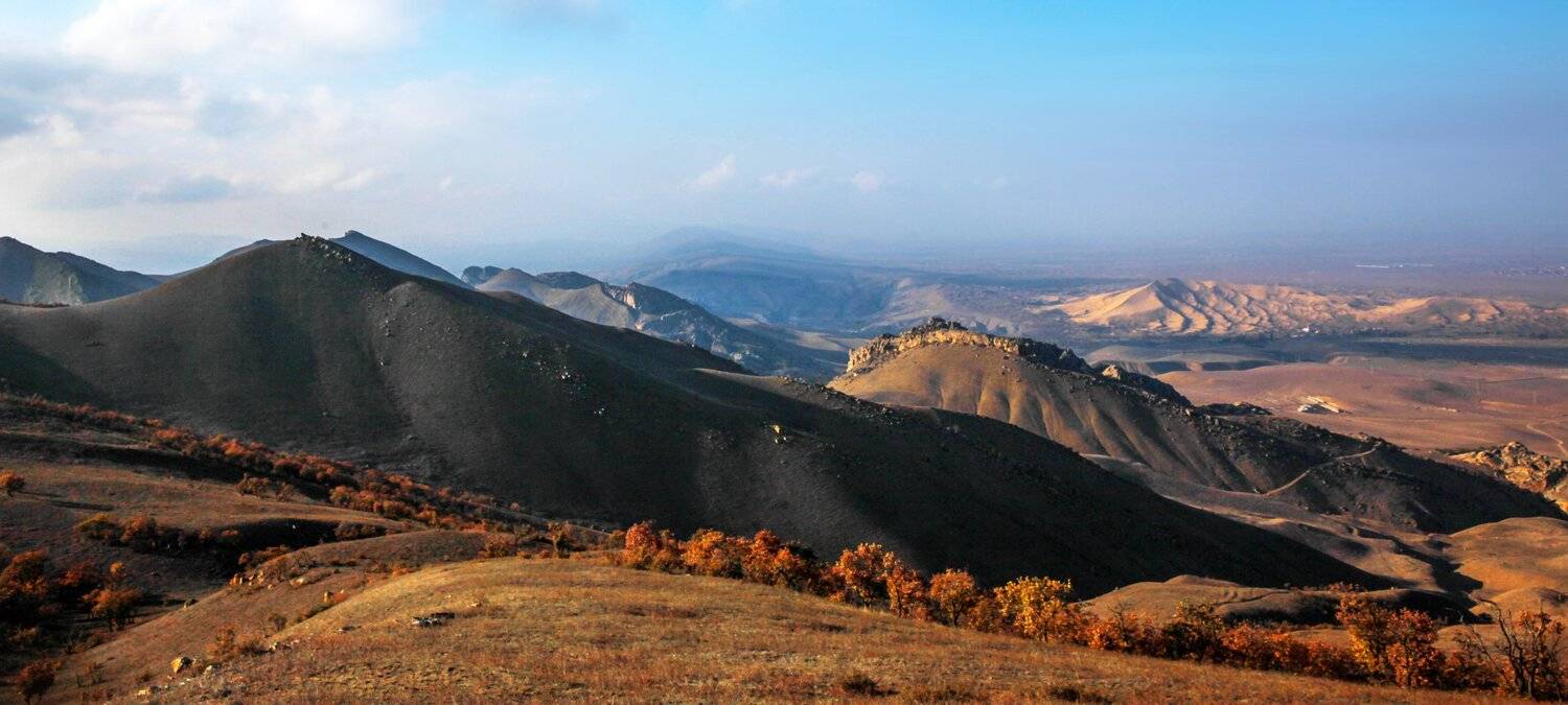 горы,вечер,песчаная гора,сары кум,вершины,пейзаж,небо,деревья,дагестан,природа, Marat Magov
