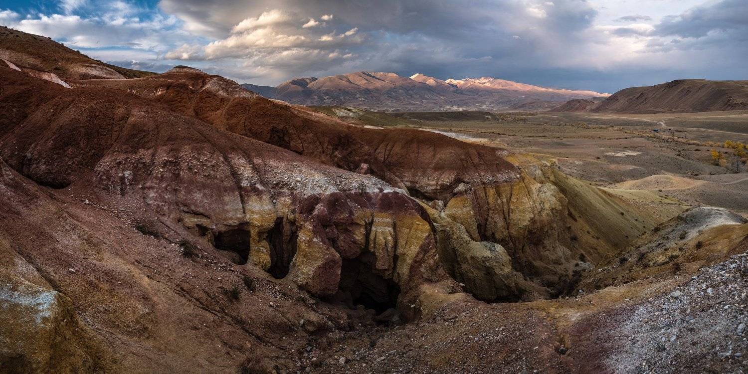 горы, алтай, горный алтай, марс, кызыл-чин, цветные горы, пейзаж, природа, россия, алтайский край, ник васильев, красота, вечер, закат, Николай Васильев