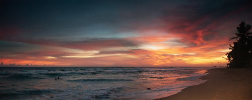 Заплыв на закате