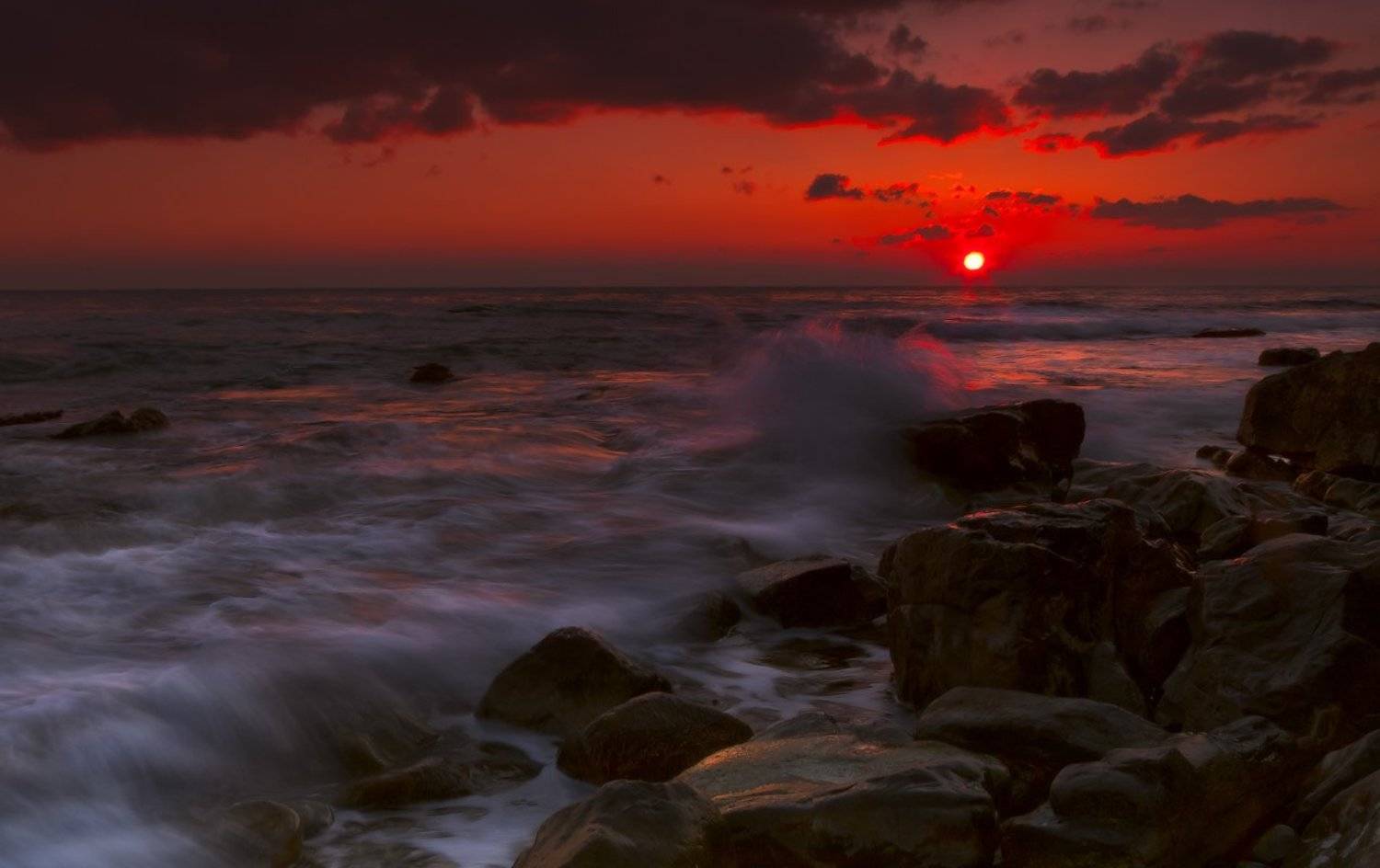 море, закат, Ирина Заграничная