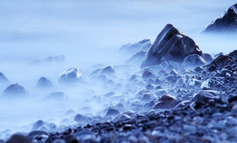 крым, море, черное, камни, вода Морская меланхолия фото превью