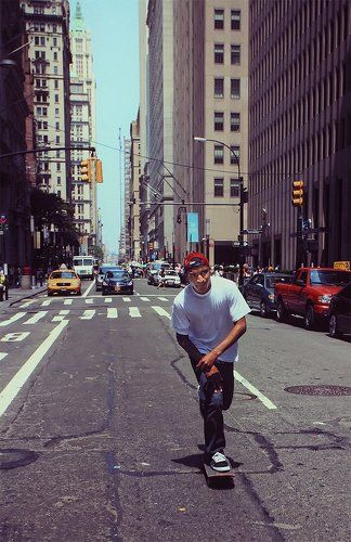 NY- город без пробок.