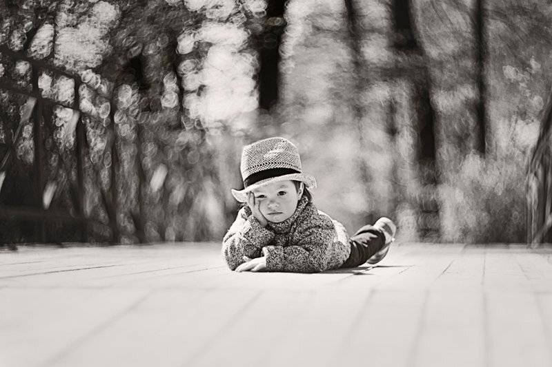 дети, чб, Елена Галицкая