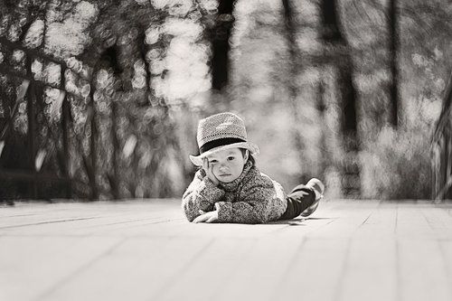 черно-белый день