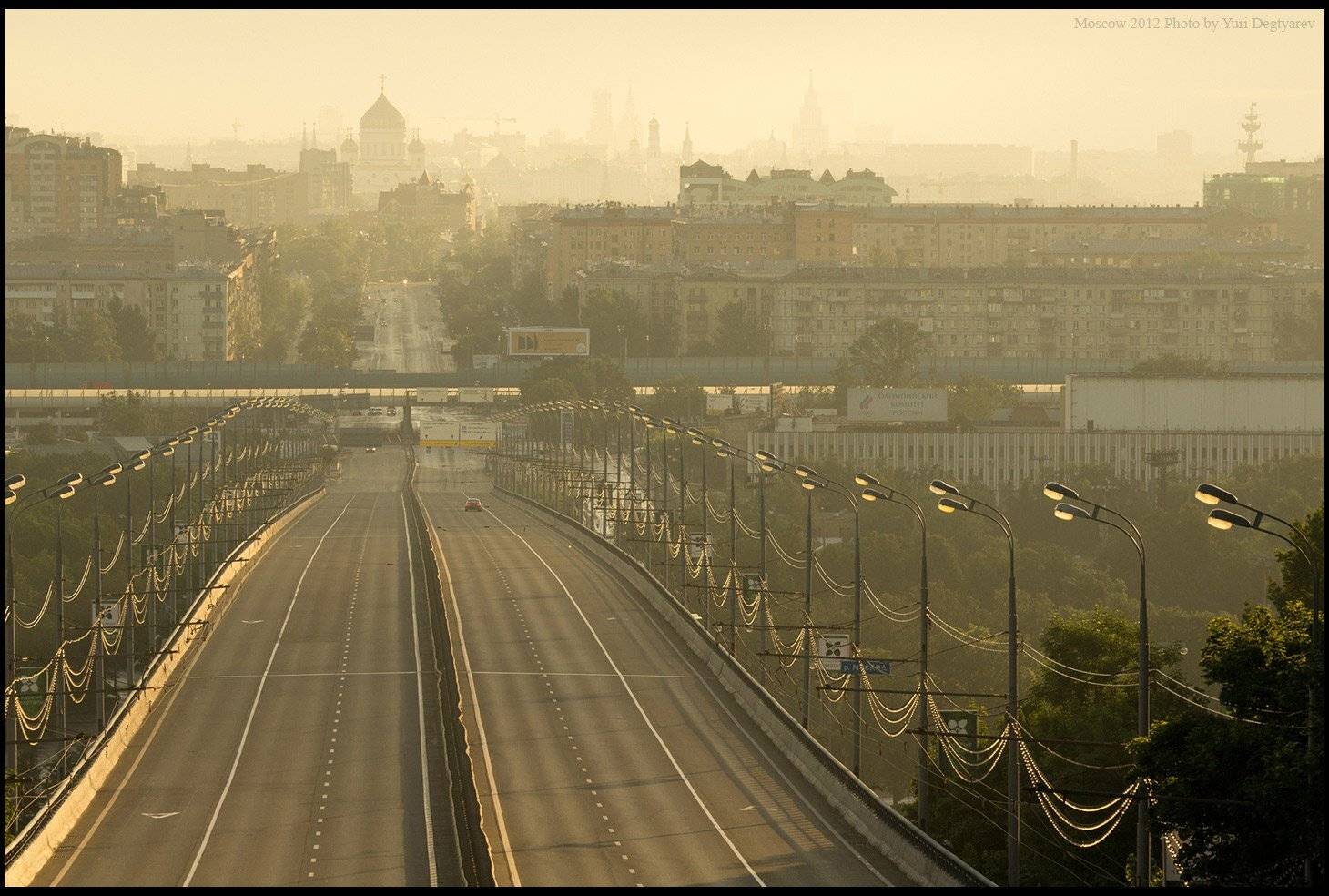 москва, рассвет, метромост, комсомольский, проспект, Юрий Дегтярёв (Yuri Degtyarev)