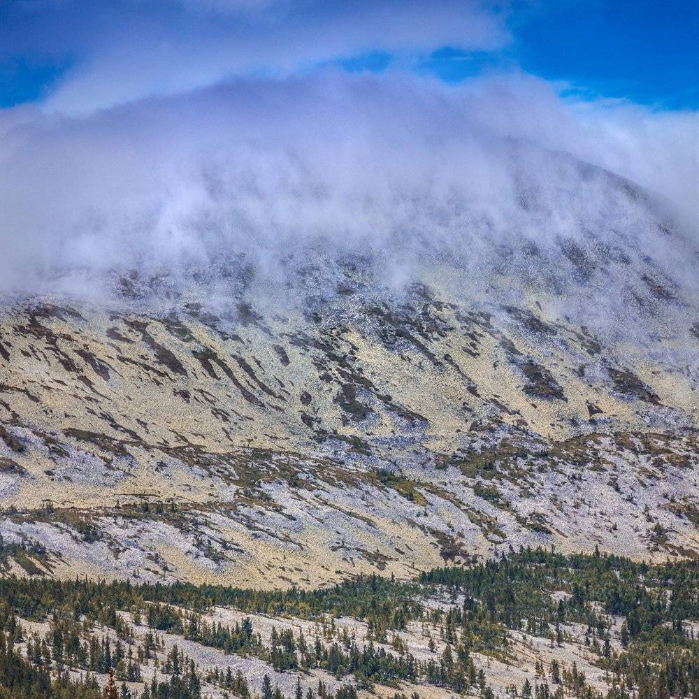 урал, горы, хребет, утро, облака, Konstantin Mironov