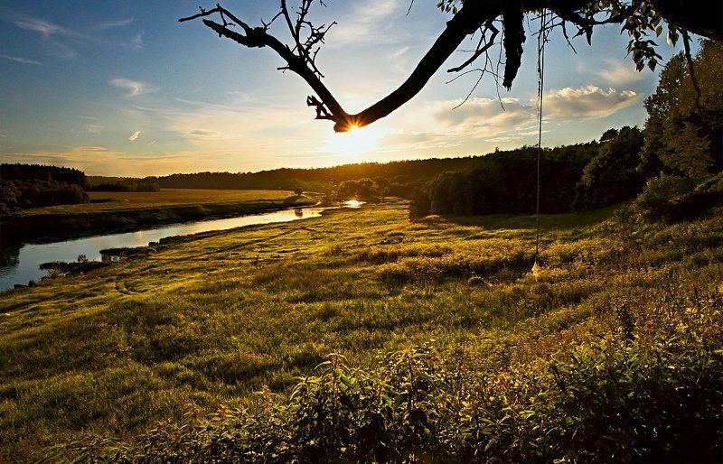 Подмосковье, Москва река фото превью
