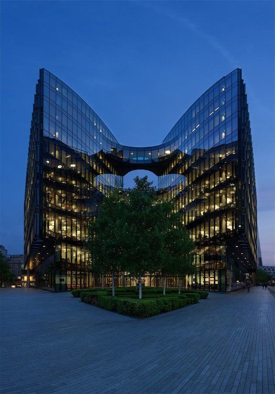 london, 7 more, pricewaterhousecoopers office, blue hour, англия, лондон London: 7 More фото превью