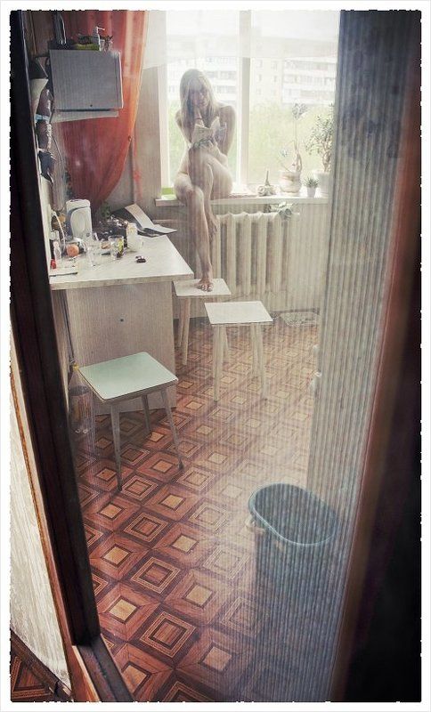 кухонька..  (любовь к отражениям) фото превью