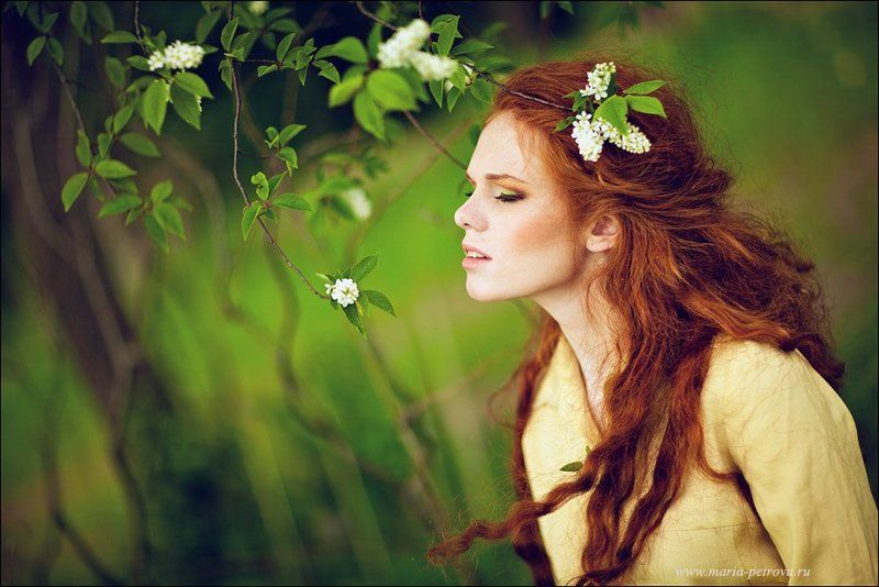 портрет, рыжая Алины фото превью