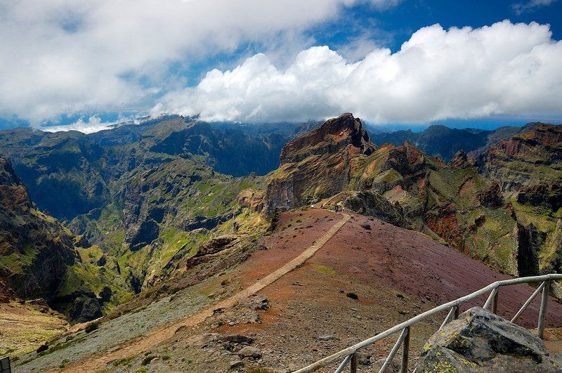 madeira, мадейра Вид с Pico Areiro на северо-запад фото превью