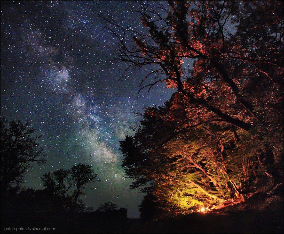 крым, судак, урбаш, экстремал, звезды, ночь, пейзаж, Антон Петрусь
