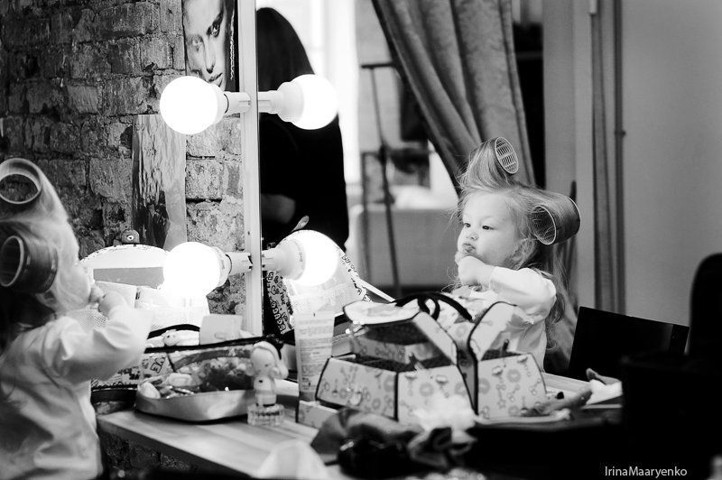 дети, чб, жанр Beauty is never too much ... фото превью