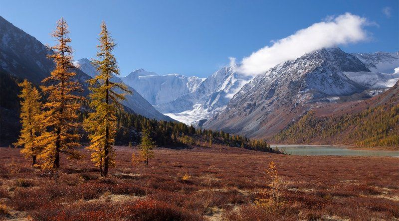 алтай, горный алтай, горы, пейзаж, осень Осень в горах фото превью