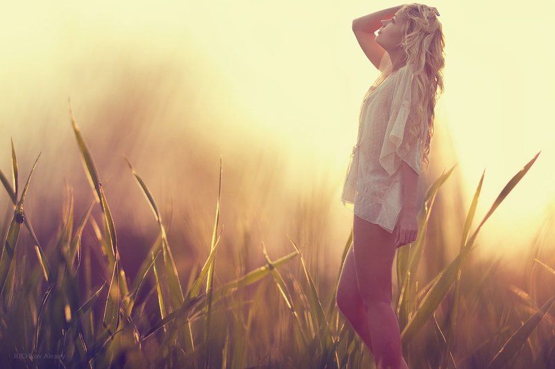 девушка, весна, солнце, цвет, красота, нежность, цвет весны фото превью