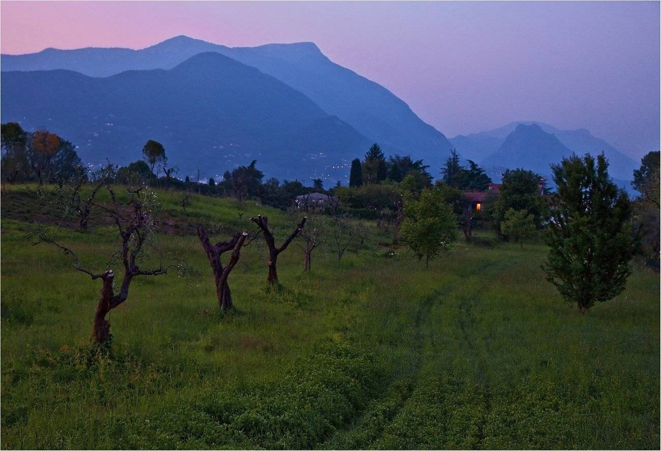 италия, лаго ди гарда, сумерки, сан феличе, Сергей Гаспарян