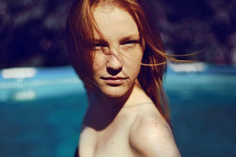 портрет, природа, девушка, модель, лето, цвет, веснушки *** фото превью