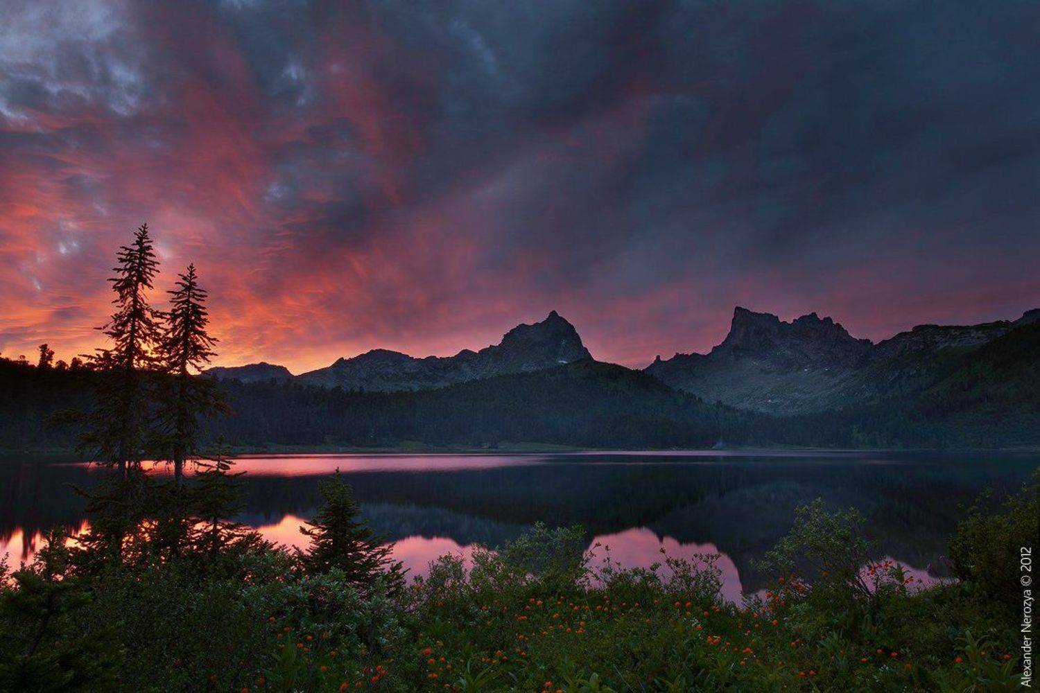 ергаки, красноярский, край, россия, сибирь, озеро, светлое, природа, тайга, горы, лето, Horimono