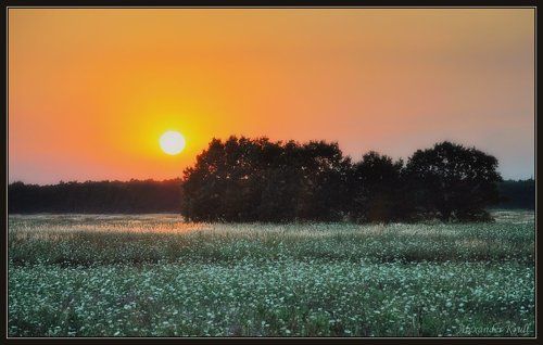 На исходе жаркого дня...